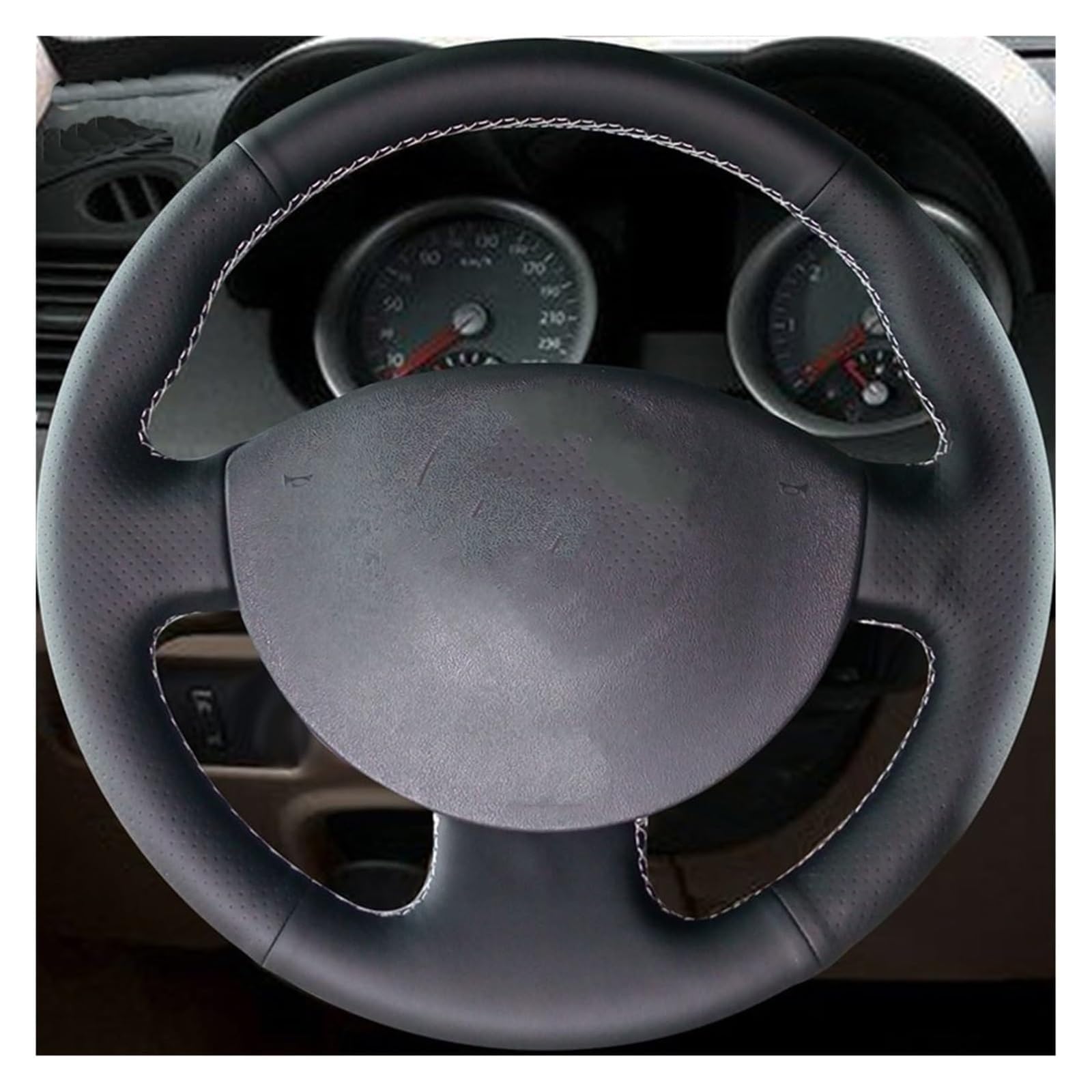 Auto Lenkradabdeckung Für M&EGANE 2 2003-2008 Schwarz Künstliche Leder Hand-genäht Auto Lenkrad Abdeckung Lenkrad Schutz Auto Lenkradabdeckung Für M&EGANE 2 2003-2008 Schwarz Künstliche Leder Hand-genäht Auto Lenkrad Abdeckung Lenkrad Schutz von BENELKZAFA