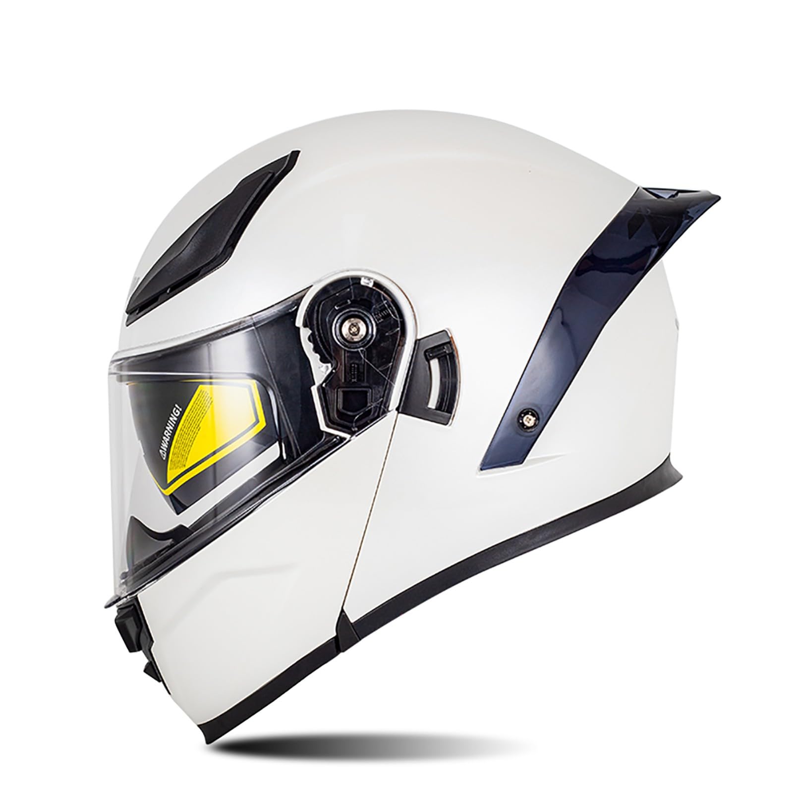 Integralhelm Mit Klappmechanismus, Modularer Motorradhelm, Doppelvisier, Motocrosshelm Für Erwachsene, Männer Und Frauen, ECE-Geprüfter Motorrad-Moped-Straßenrad-Rennhelm A,XL=61-62CM von BENSIMPB