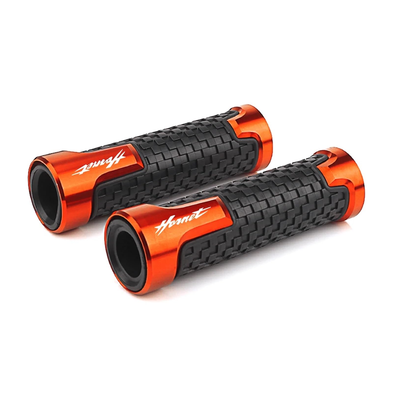 BENing Night Für Hon&da Hornet 250 600 750 900 CB599 CB600 CB600F Cb750 Motorrad Lenker Grip Gas Hand Bar Griffe Motorrad Lenkergriffe(Orange) von BENing Night