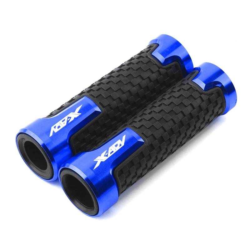 BENing Night Motorrad Lenkergriffe Für Hon&da XADV750 XADV1000 X-ADV XADV 750 1000 300 22 MM Motorrad Lenker Griffe Griff Bar Grip(Blau) von BENing Night