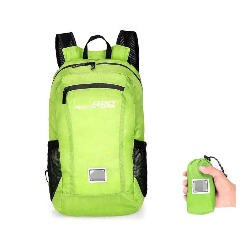 BENing Night Reiserucksäcke Motorradrucksäcke Für 890Adventure Motorrad Faltbarer Wasserdichter Rucksack(Green) von BENing Night