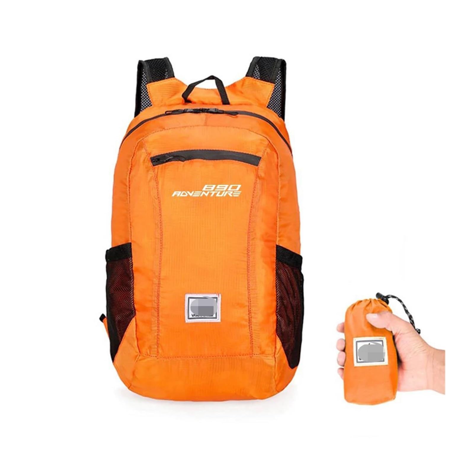 BENing Night Reiserucksäcke Motorradrucksäcke Für 890Adventure Motorrad Faltbarer Wasserdichter Rucksack(Orange) von BENing Night