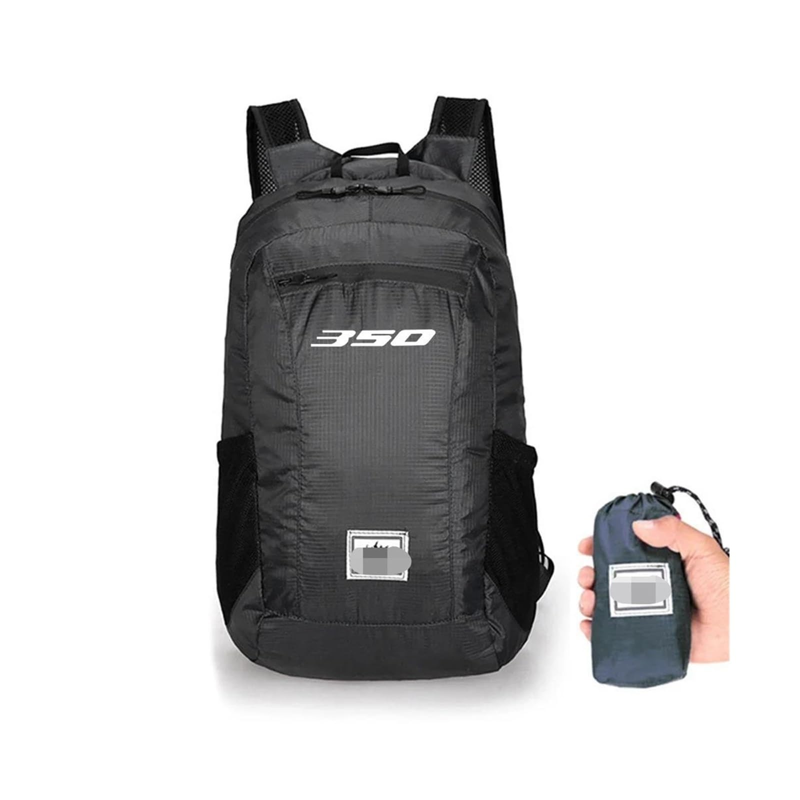 BENing Night Reiserucksäcke Motorradrucksäcke Für hon&da Forza350 Nss350 Motorrad Faltbarer Wasserdichter Rucksack(Black) von BENing Night