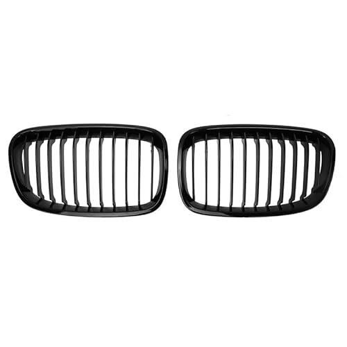 BEPHON Kohlefaser-Auto-Frontgrill Für 1er F20 F21 116i 118i 2011-2014 Kühlergrill Auto Frontgrill Nierengitter Glanzschwarz Renngrill Zubehör von BEPHON