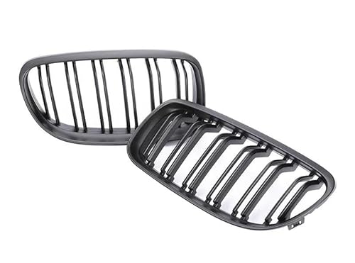 BEPHON Kohlefaser-Auto-Frontgrill Für 3er E90 E91 2009-2012 LCI 328i Teile Frontstoßstange Nierengrill aus Kohlefaser im Chromgrill(Matte Black 09-12) von BEPHON