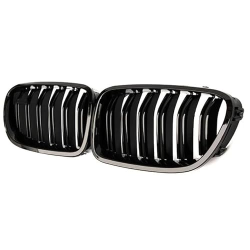 BEPHON Kohlefaser-Auto-Frontgrill Für 5 Series F10 F11 F18 520i 520d 530i 540i 535i 525i 530d 2010-2017 Auto Fr&on&t Nierengrill Doppellamellen Kühlergrill Racing Grill von BEPHON