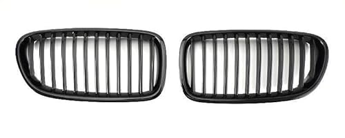 BEPHON Kohlefaser-Auto-Frontgrill Für 5er F10 F11 to&UR&IN&G 2010 2011 2012 2013 2014 2015 2016 2017 Tuning-Zubehör Frontnierengrills Autogrill Schwarz(Single Slat) von BEPHON