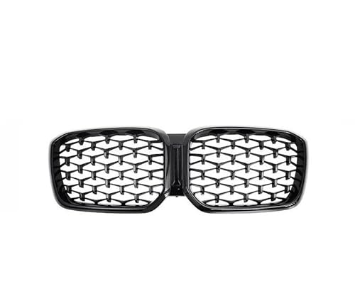 BEPHON Kohlefaser-Auto-Frontgrill Für X3 G01 / X4 G02 2022 2023 sDrive20i xDrive20i M40i Fr&on&t Nieren Grills SUV Auto Tuning Grille(Black) von BEPHON