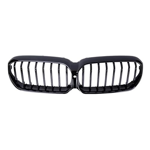 BEPHON Kohlefaser-Auto-Frontgrill Für die 5er-Serie G30 G31 F90 (M5) LCI 2021–2023, glänzend schwarz, ABS-Farbe, Kunststoff, Frontstoßstange, Auto-Dekor-Grill, Nierengrill von BEPHON