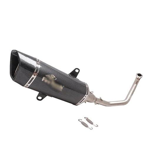 BEPHON Motocicli Mid-Pipe Mittlerer Anschluss Für ZONTES ZT350D 350D Jahr Motorrad Modifizierte Edelstahl Auspuffrohr Auspuff Rohrverbindungen Slip On (Color : F), douer3157 von BEPHON