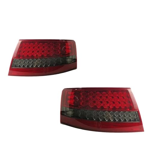 BEPHON Rückleuchten Set für Anhänger für Au&di A6L A6 2005-2008 LED-Rücklicht komplettes Blinklicht dynamisches Rücklicht Montage Auto-Rückleuchten (Farbe: Rot ein Paar) von BEPHON