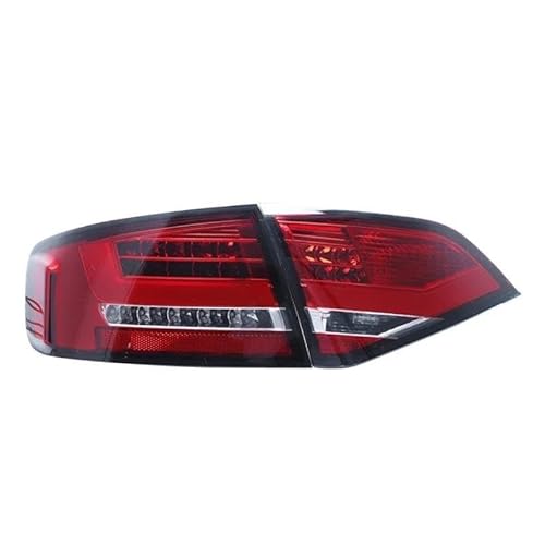 BEPHON Rückleuchten Set für Anhänger für Audi A4L B8 2009-2012 LED-Rücklicht Facelifting DRL Autosignal Plug and Play Autozubehör (Farbe: Rot 1 Set) von BEPHON