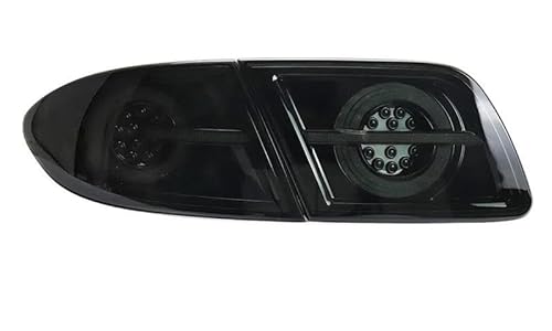 BEPHON Rückleuchten Set für Anhänger für Mazda & a 6 Limousine 2003 – 2012, LED-Rücklicht, dynamisches Blinklicht, Auto-Rücklicht (Farbe: Smoked Black) von BEPHON