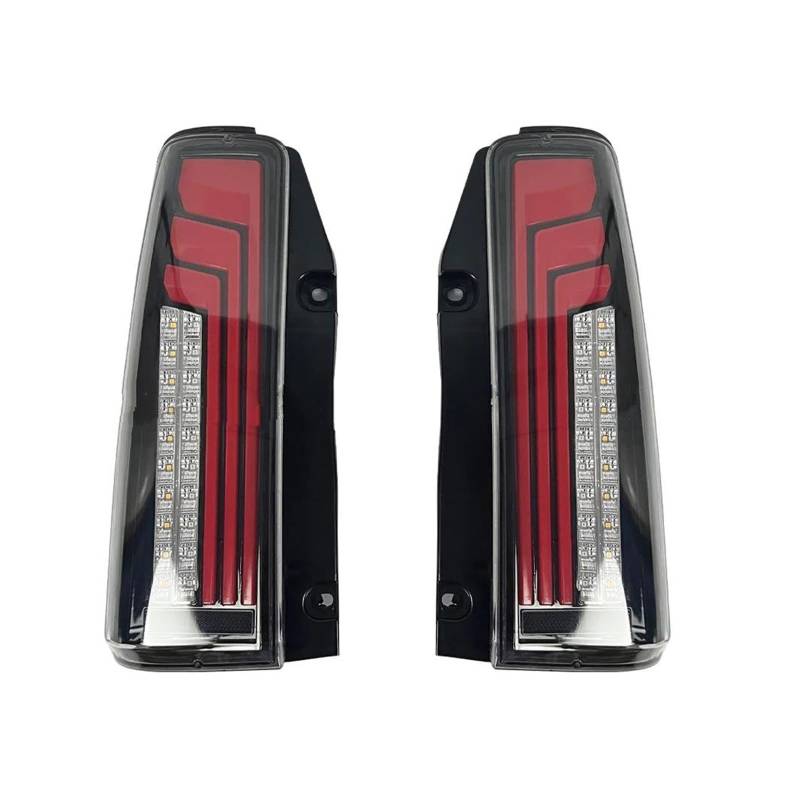 BEPHON Rückleuchten für Suzuki für Suzuki JIMNY SN413 HARD TOP 1998 1999 2000 2001 2002-2012 2013 2014 2015 Auto Rücklicht LED Bremslicht Blinklicht (Farbe: Rot Abdeckung) von BEPHON