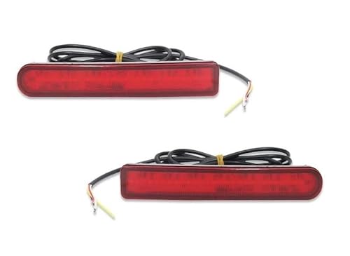 Bremslichter Bremslicht Auto Für To&Yo&ta Für FJ Cruiser 2007-2014 Rote LED Auto Stoßstange Hinten Reflektor Bremse Schwanz Lichter Nebelscheinwerfer w/Sequentielle Blinker Lichter ( Color : Red von BEPHON