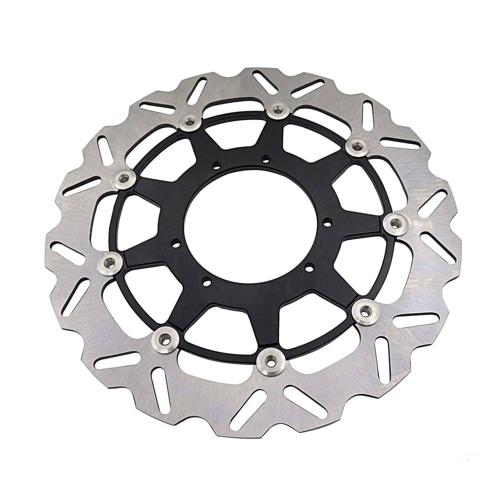 Bremsscheibe Rotor Bremsscheibe für CR125 CR250 CRF250R CRF450R CRF450R CRF250X CRF250RX Motorrad 320 mm 260 mm Rotorscheibe vorne schwimmend (320 mm schwarz) von BEPHON