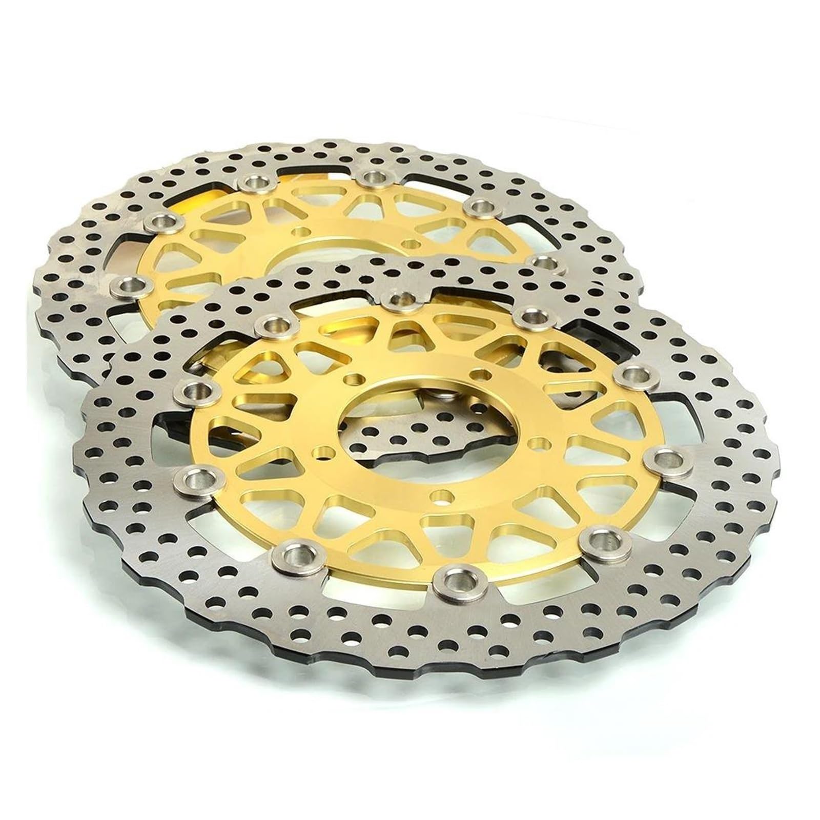 Bremsscheibe hinten Rotor für KA&WA&SA&KI ZX14R ZZR1400 GTR1400 2006-2014 ZX-14R ZX 14 R ZZR GTR 1400 2 Stück Vordere Floating Brake Disc Rotor(A) von BEPHON