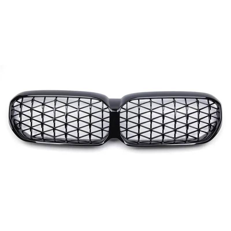 BEPHON Kohlefaser-Auto-Frontgrill Für 5er G30/G31 2021–2023 530i 540i Gitter Frontstoßstange Chrom Starry Sky Sytle Hood Grille(Glossy Black-2021-2023) von BEPHON