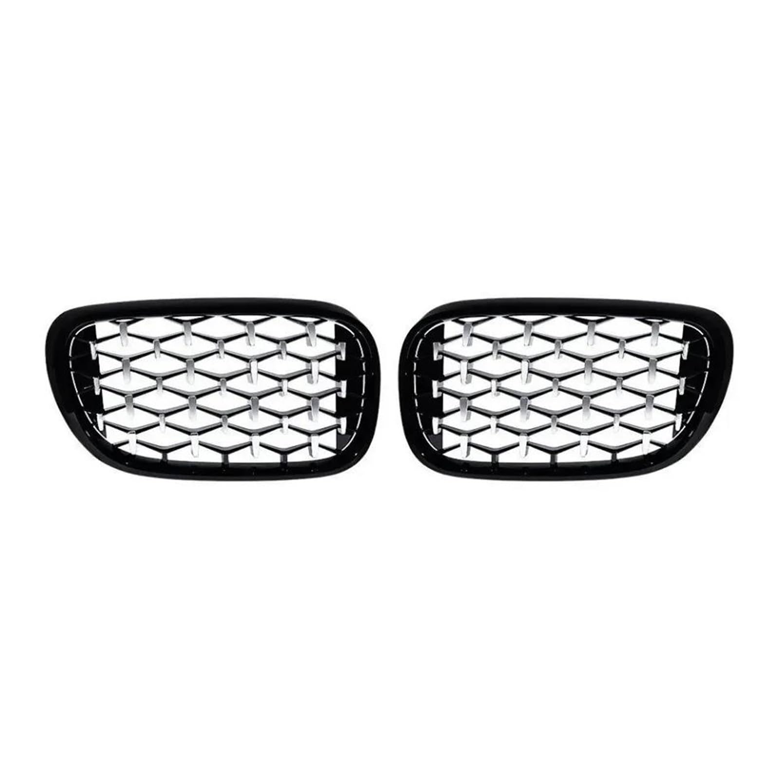 Front-Nierengitter für 7er-Serie G11 G12 2015–2019 740i 750i Chrom Sternenhimmel Stil Grills Fr&on & T Racing Grills (Chrom Schwarz - 2015–2019) von BEPHON