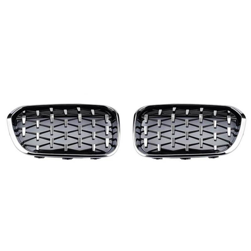 Front-Nierengitter für F20 F21 2015–2019 118i 120i 125i m140i Silber Grills Starry Skystyle Fashion Fr&on & T Grill (Slive-2015–2019) von BEPHON