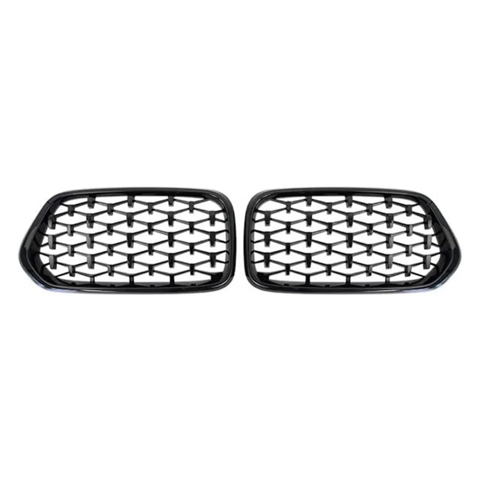 BEPHON Kohlefaser-Auto-Frontgrill Für X2 F39 2018–2021 Renngrills, verchromte Frontstoßstangengitter im Sternenhimmel-Stil(Glossy Black-2018-2021) von BEPHON