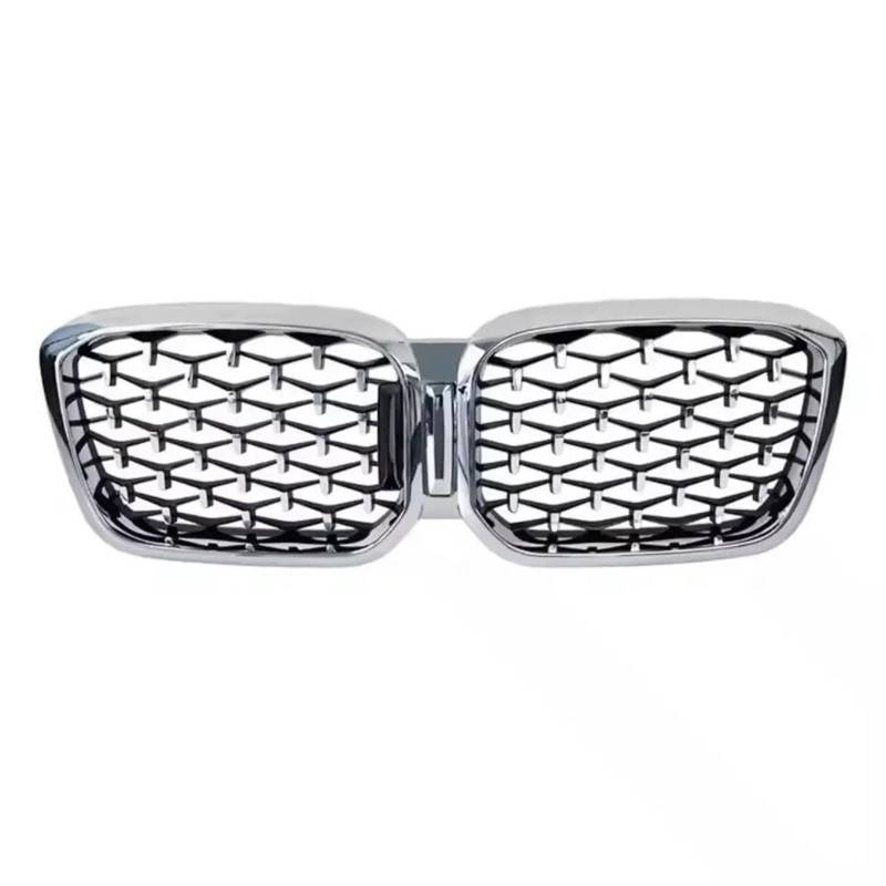 Front-Nierengitter für X3 G01 X4 G02 2022 Racing Style Kühlergrill, Chrom, Silber, Sternenhimmel, Stoßstangengitter (Silber - 2020-2022) von BEPHON