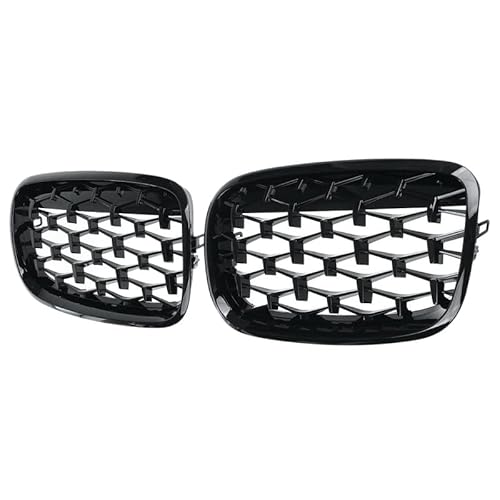 Für E70 E71 E72 X5 X6 2007-2013 Auto Mesh Gitter Nieren Kühlergrill Chrom Gitter Autozubehör Frontgrill von BEPHON