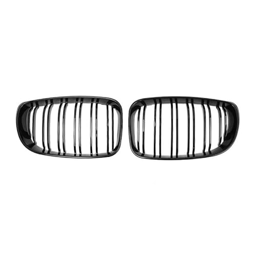 Kohlefaser-Auto-Frontgrill Für E81 E87 E82 E88 128I 130I 135I 2008-2011 Racing Grill Auto Fr&on&t Gitter Stoßstange Haube Niere Grille ABS(Gloss Black) von BEPHON