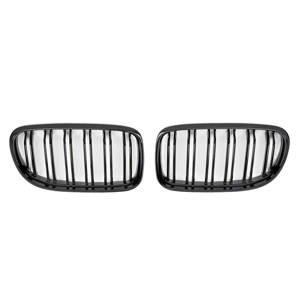 Kohlefaser-Auto-Frontgrill Für E90 E91 LCI 3er Limousine Kombi 325i 328i 335i 335xi 330i 330xi 2009-2012 Auto Fr&on&t Nierengrill Doppellinie(Glossy Black) von BEPHON