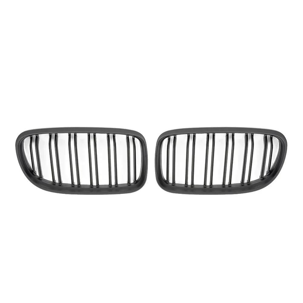 Kohlefaser-Auto-Frontgrill Für E90 E91 LCI 3er Limousine Kombi 325i 328i 335i 335xi 330i 330xi 2009-2012 Auto Fr&on&t Nierengrill Doppellinie(Matte Black) von BEPHON