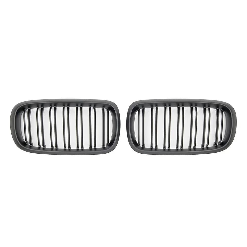 Kohlefaser-Auto-Frontgrill Für X5 X6 F15 F16 2014 2015 2016 2017 2018 Auto Vorderen Stoßfänger Nieren Facelift Grill Abdeckung Innen Kühlergrills(Matte Black) von BEPHON