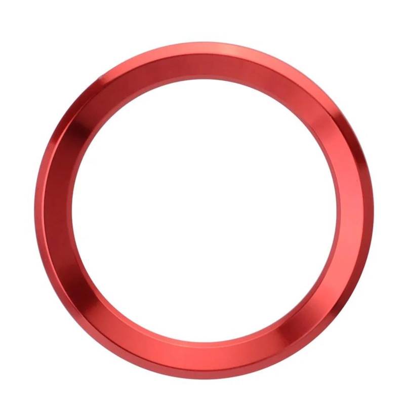 Lenkrad-Mittelring-Abdeckung für X5 E53 E70 F15 X6 E71 F16 X1 E84 F48 X3 E83 F25 X4 F26 Zubehör Aluminium-Verkleidung Auto-Lenkradabdeckung Ring (rot) von BEPHON