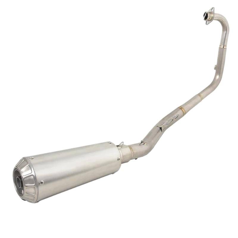 Motocicli Mid-Pipe Mittlerer Anschluss Für Kayo MR150 Für MINIGP 150 2013-2023 Slip On Titanlegierung Komplette Sportauspuffsysteme Motorrad Schalldämpfer Expace Rohranschluss (B) von BEPHON