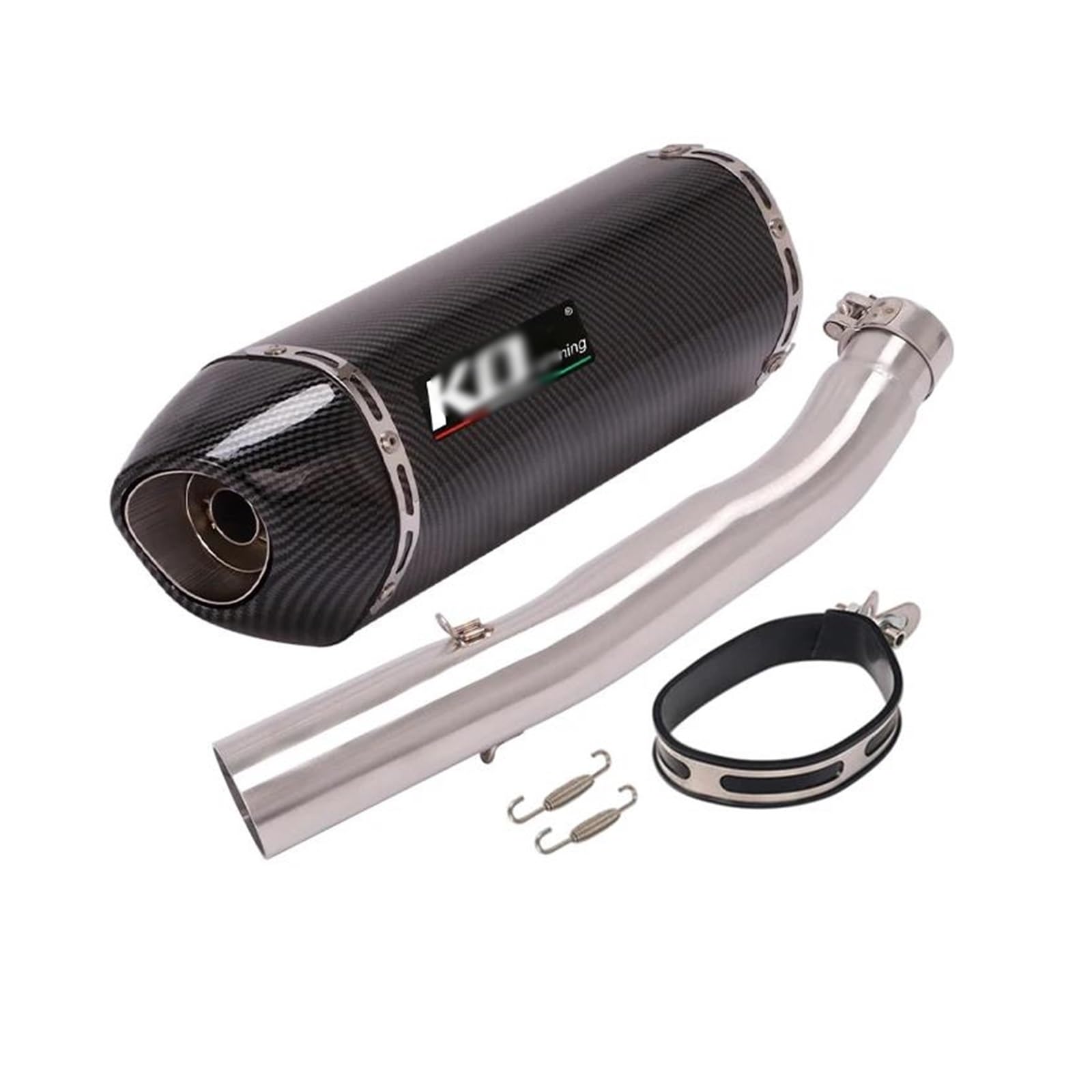 Motocicli Mid-Pipe Mittlerer Anschluss Für VOGE LX500AC Motorrad Auspuff Schalldämpfer Abnehmbares Endrohr DB Killer Slip On 51mm Mid Middle Connect Link Edelstahl (Color : E von BEPHON