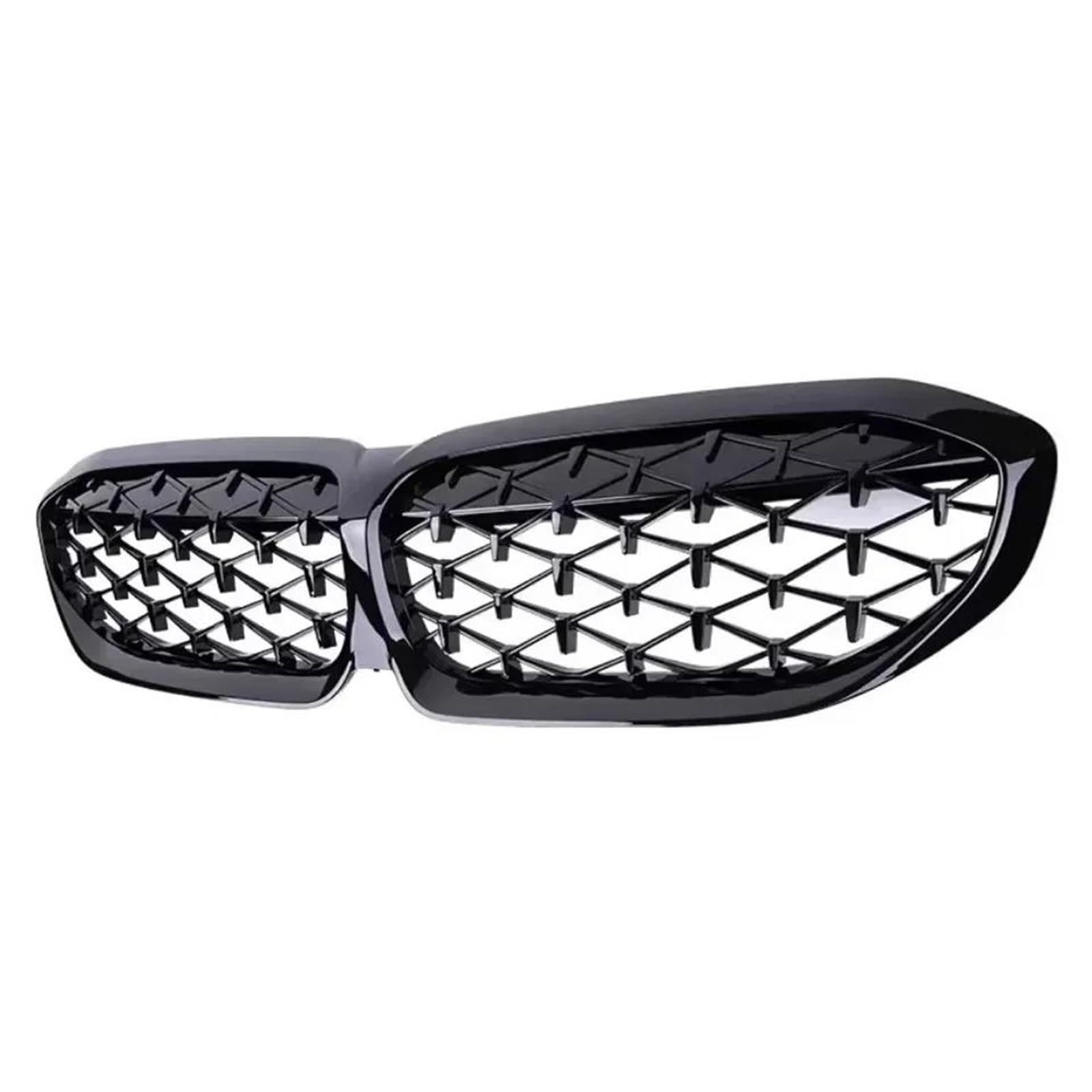 BEPHON Kohlefaser-Auto-Frontgrill Für 3er G20 G21 330i 2019–2022 Frontstoßstangen-Nierengrills, Sternenhimmel-Stil Frontstoßstangengrill(Glossy Black-2019-2022) von BEPHON