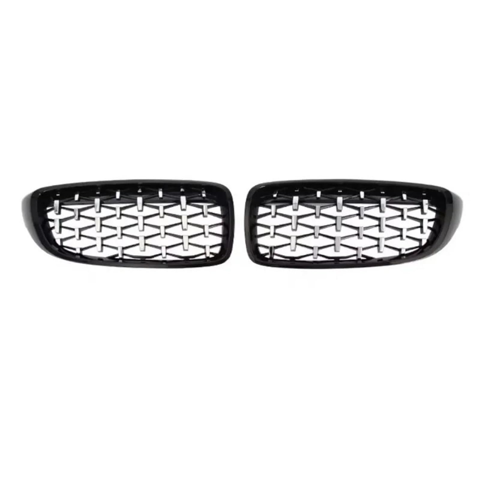 BEPHON Kohlefaser-Auto-Frontgrill Für F32 F33 F36 F80 F82 2013-2019 425i 430i 440i 435i Cabriolet CO&UP&E Frontnierengitter Lamellen Sternenhimmel-Stil Grill(Chrome Black-2013-2019) von BEPHON