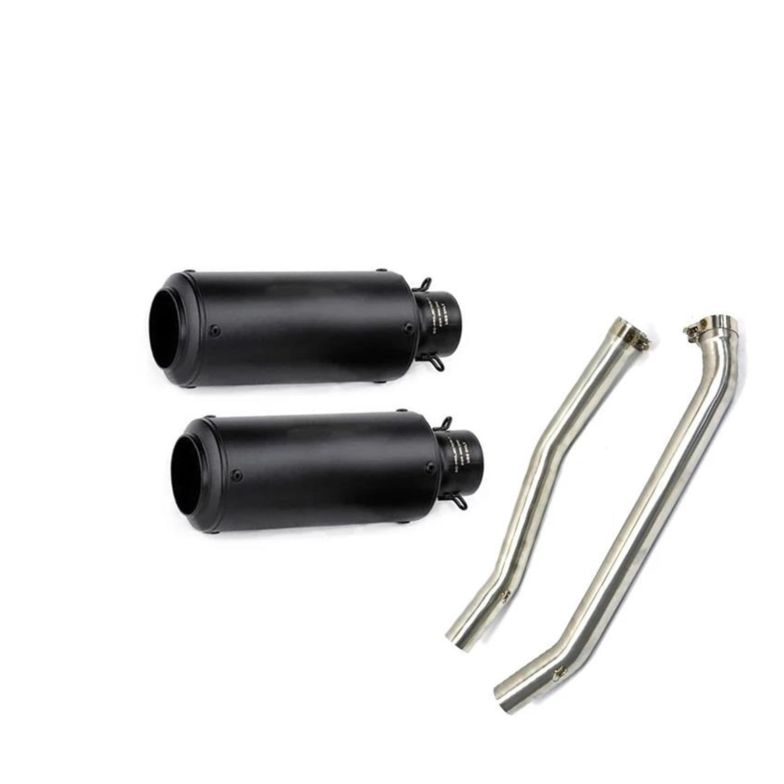 Universal Kurzes Muster Slip-On Tube Link für KA&WA&SA&KI für NI&NJ&A ZX14R ZZR1400 2012-2016 Komplettsystem Motorrad-Auspuffschalldämpfer-Anschluss Zwischenverbindungsrohr von BEPHON