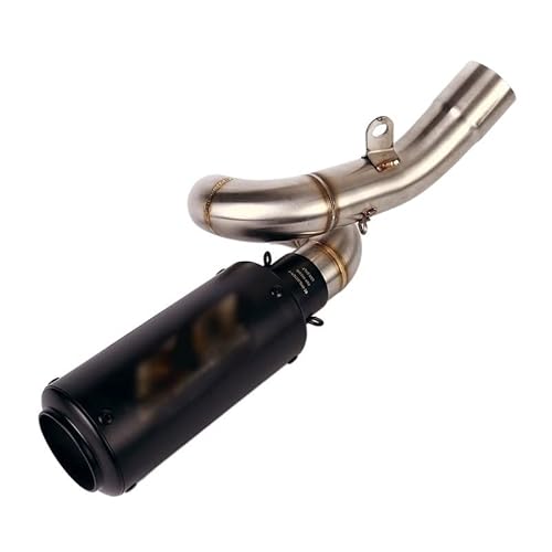 Universal Short Pattern Slip-On Tube Link for KA&WA&SA&KI ZX6R ZX636 for NI&NJ&A 2009-2020 Motorrad Steel Endrohr Zwischenrohr Slide Auspuffrohr Sile von BEPHON