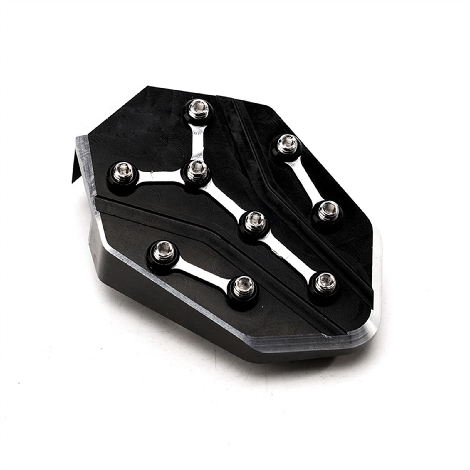 Motorrad Hinterer Fußbremshebel Peg Pad Vergrößern Extender Fußrasten Pedale for VE-RS-YS 650 300 1000 ER6N ER6F (Color : Black) von BERFFX