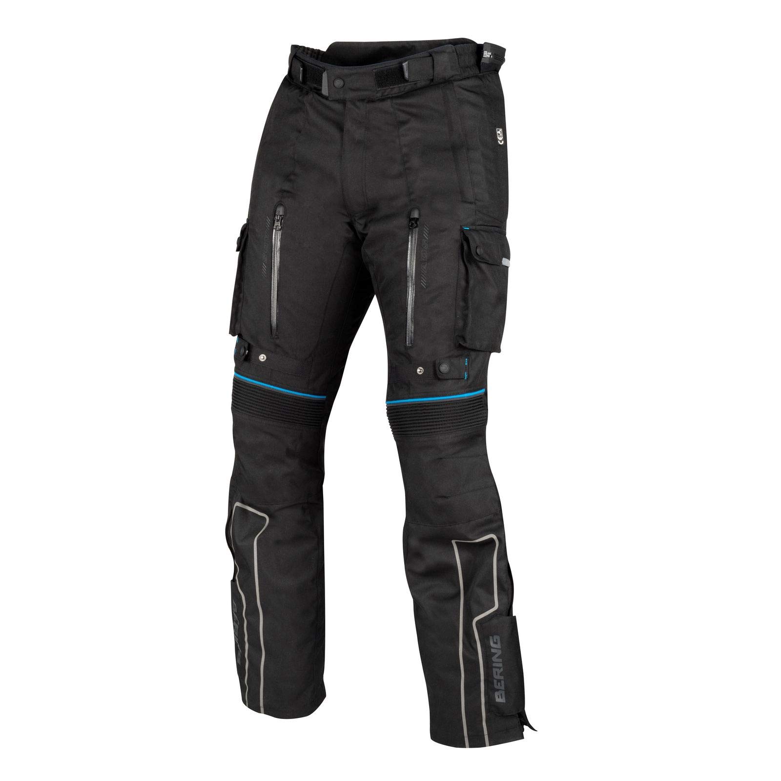 BERING Motorradhose Pantalon SANTIAGO Schwarz, Schwarz, 3XL von BERING