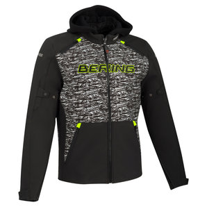 Bering Drift Textiljacke Schwarz Grau von Bering