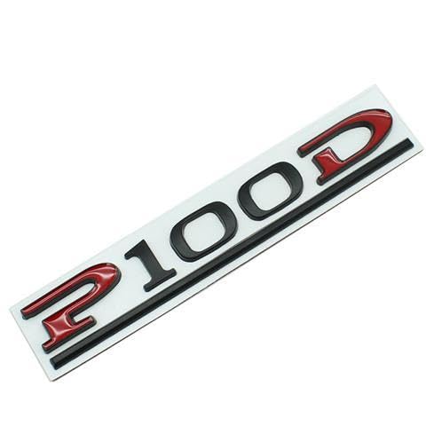 Auto Abzeichen Logo,für Tesla P100D P90D P85D P75D Selbstklebende Wasserdicht Badge Autoaufkleber Emblem Car Styling Dekorative Zubehör Badge,K von BEROZA