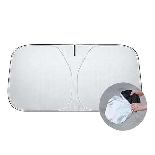 Car Sun Protection Front Screen für Opel Corsa 2014-2023 Blocks UV, Foldable Sun Protection Car Accessories von BEROZA