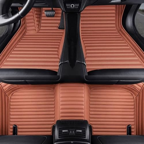 Maßgeschneiderte Auto-Fußmatten, für Ford Fiesta (2017+) [MK8] wasserdichte rutschfeste Abriebfest Auto Fussmatten Zubehör Wasserfest Antirutsch,B von BEROZA