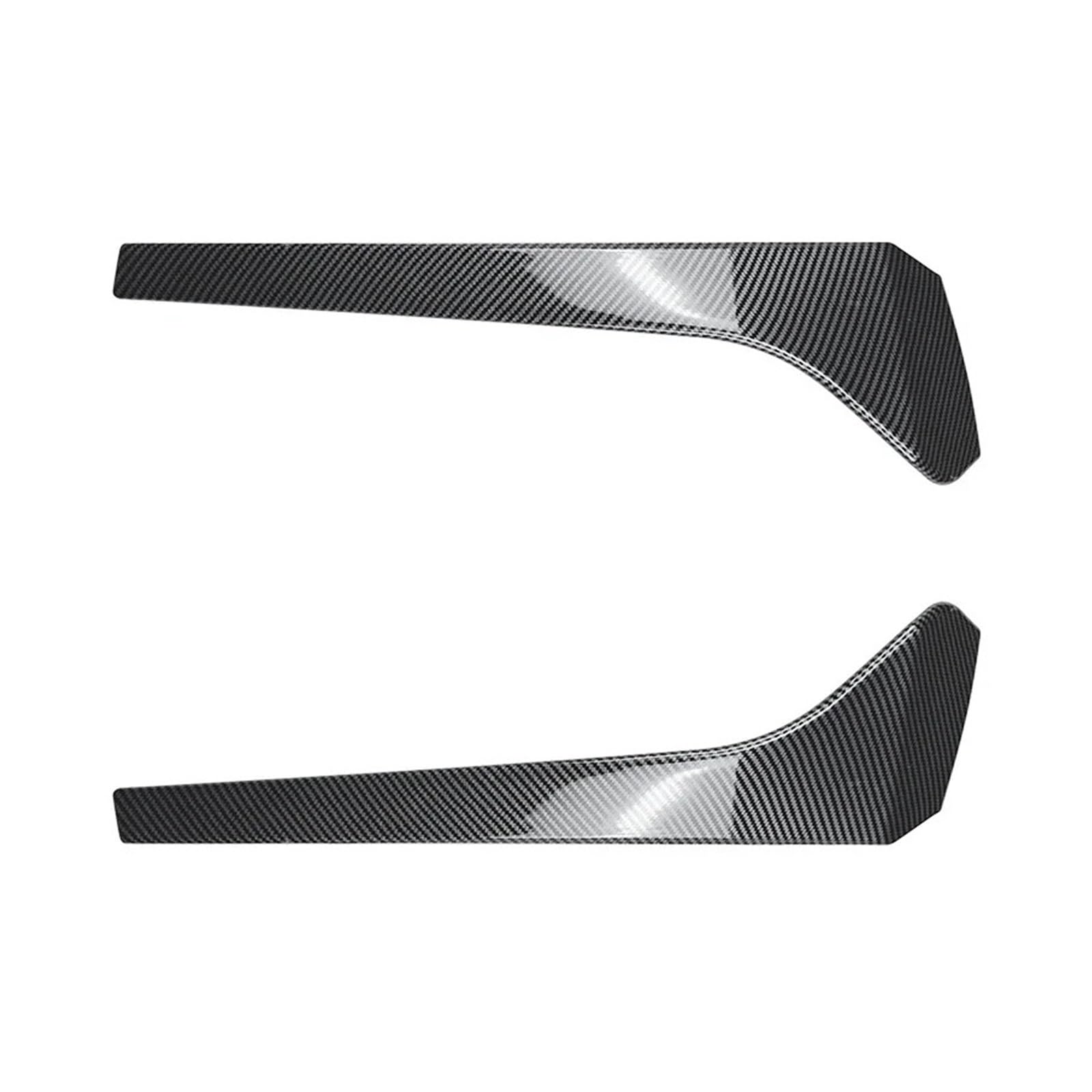 BERTGDA 2 Stück Heckscheiben-Seitenspoiler-Flügel-Splitter, passend for Volkswagen, passend for Tiguan, MK2 2017–2020 Rline von ABS, glänzend schwarzer Carbon-Look Aero-Spoiler an der Heckscheibe(Mk2 von BERTGDA