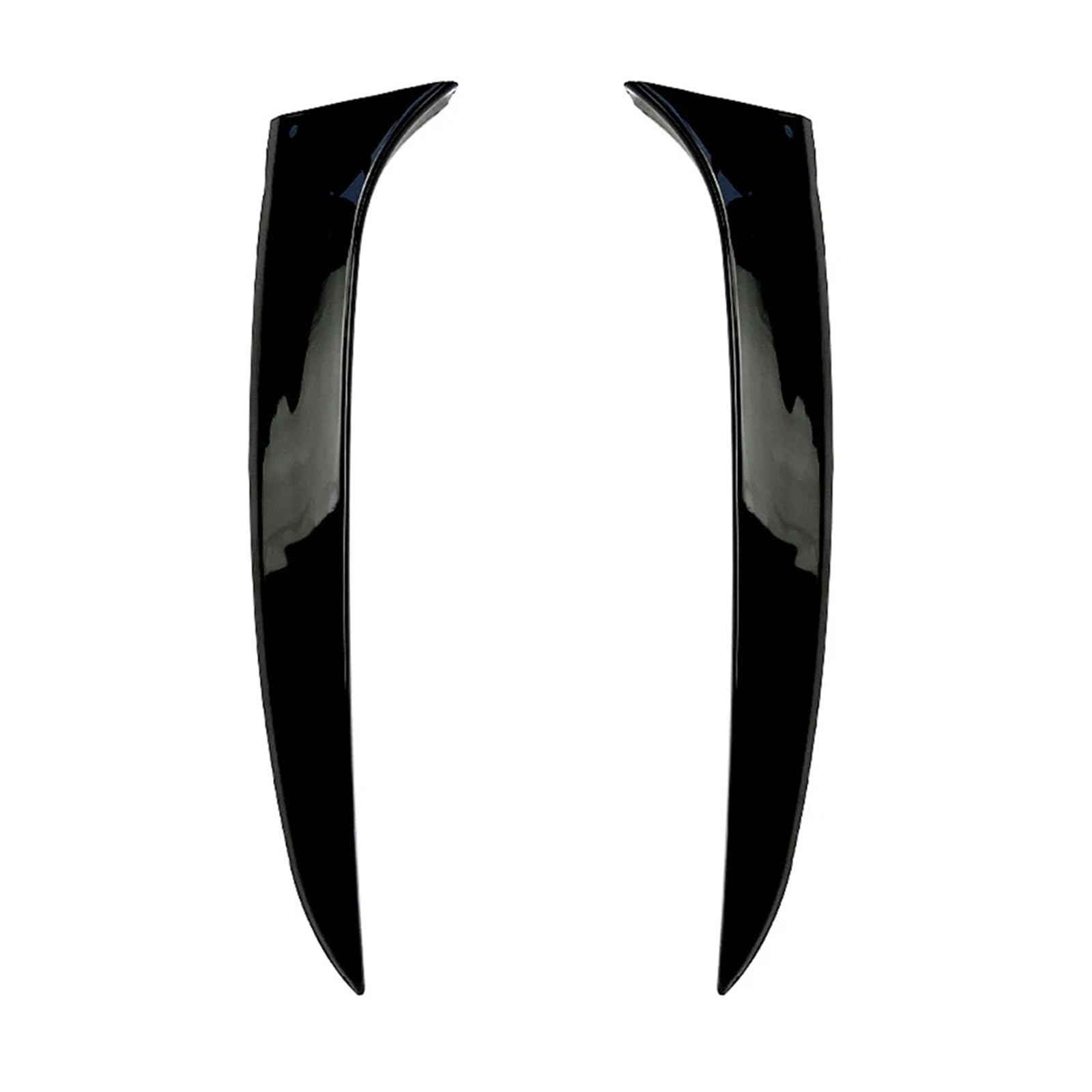 BERTGDA Auto-Heckscheibenspoiler-Zierabdeckung, passend for Kia, Sportage R 2011–2015, glänzend schwarzer ABS-Seitenflügel Aero-Spoiler an der Heckscheibe von BERTGDA