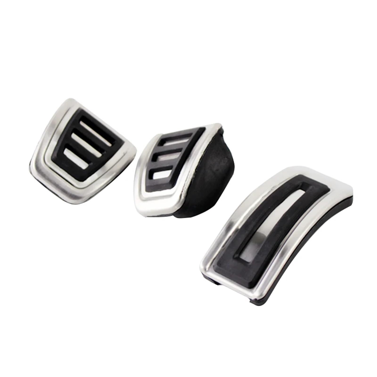 BERTGDA Autopedalabdeckung, passend for Volkswagen, passend for Golf, 7 POLO 6R Tiguan 2 Seat Leon FR MK3 Skoda Octavia 3 A7 Zubehör for Gaspedal-Bremsbeläge Auto-Beschleuniger- und Bremsabdeckungen(M von BERTGDA