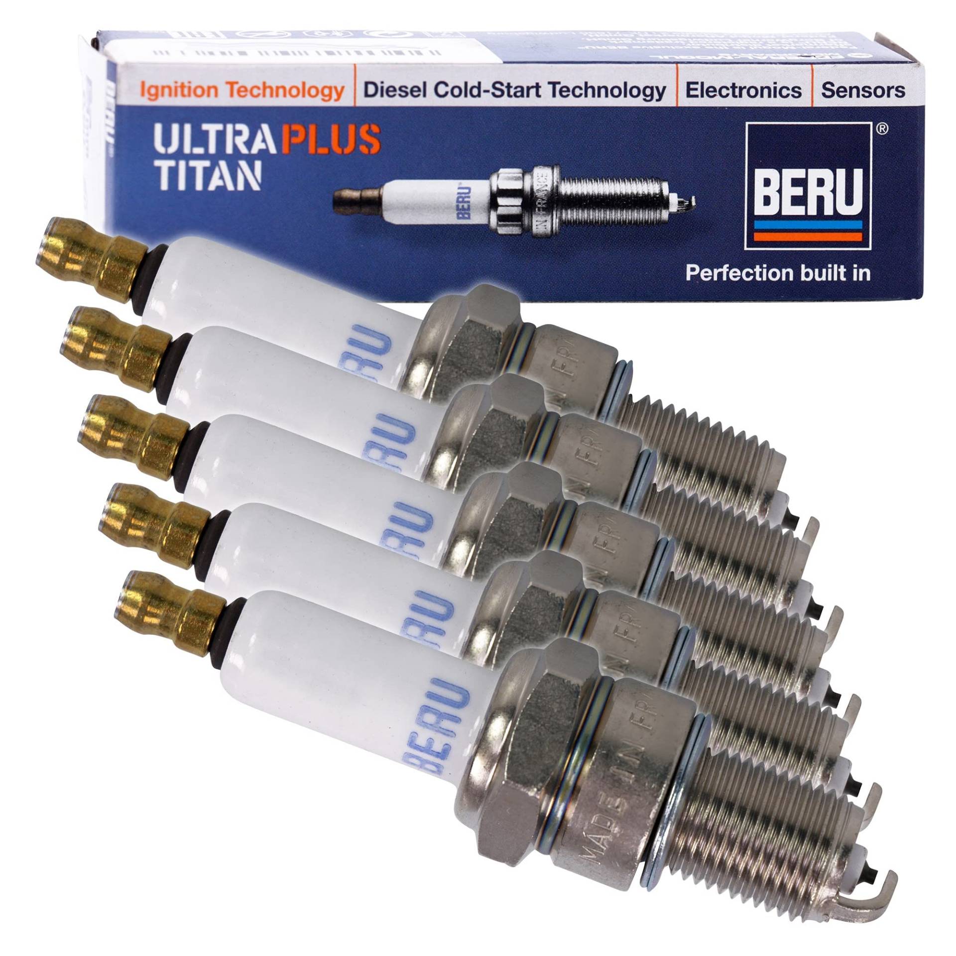 5x Original BERU Zündkerze ULTRA TITAN von BERU By DRiV