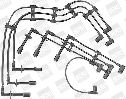 Zündleitungssatz BERU by DRiV ZE715 von BERU by DRiV