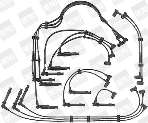 Zündleitungssatz BERU by DRiV ZE751 von BERU by DRiV